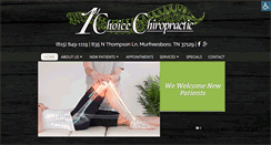Desktop Screenshot of chirotn.com